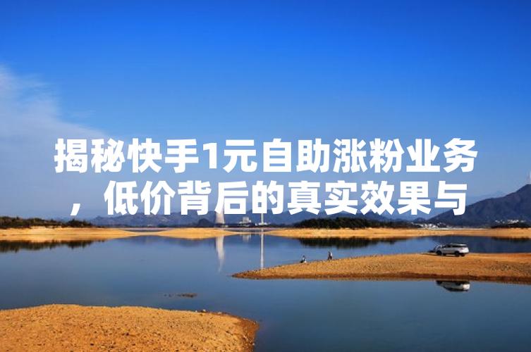 快手1元1000粉丝-揭秘低价涨粉背后的真相与风险