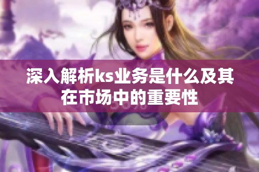 深入解析ks业务是什么及其在市场中的重要性 深入解析ks业务是什么及其在市场中的重要性