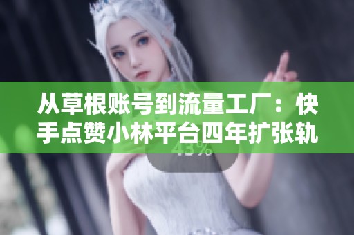 从草根账号到流量工厂:快手点赞小林平台四年扩张轨迹 从草根账号到流量工厂:快手点赞小林平台四年扩张轨迹