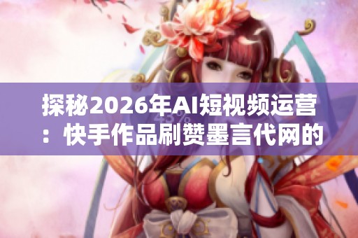 探秘2026年AI短视频运营:快手作品刷赞墨言代网的正确开启方式 探秘2026年AI短视频运营:快手作品刷赞墨言代网的正确开启方式