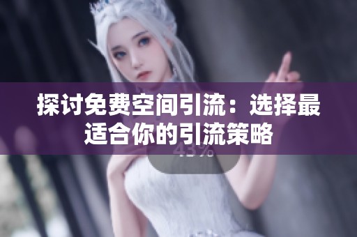 探讨免费空间引流:选择最适合你的引流策略 探讨免费空间引流:选择最适合你的引流策略