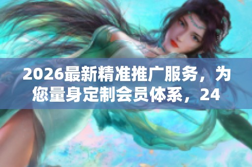 2026最新精准推广服务,为您量身定制会员体系,24小时全国400客服支持 2026最新精准推广服务,为您量身定制会员体系,24小时全国400客服支持