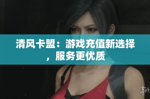 清风卡盟：游戏充值新选择，服务更优质