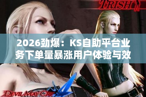 2026劲爆：KS自助平台业务下单量暴涨用户体验与效率双提升引关注