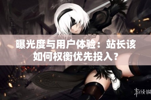 曝光度与用户体验：站长该如何权衡优先投入？