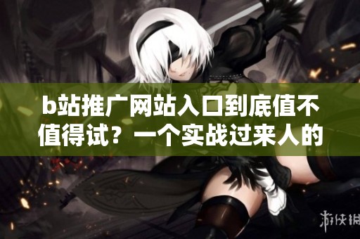 b站推广网站入口到底值不值得试?一个实战过来人的实话 b站推广网站入口到底值不值得试?一个实战过来人的实话
