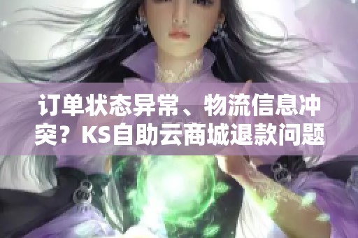 订单状态异常、物流信息冲突?KS自助云商城退款问题分类处理方法 订单状态异常、物流信息冲突?KS自助云商城退款问题分类处理方法