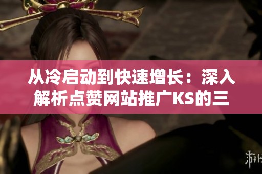 从冷启动到快速增长：深入解析点赞网站推广KS的三大运营策略